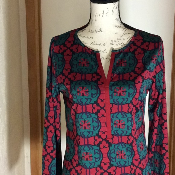 TRECY NEGOHIAN MULTICOLORED BLOUSE Spandex - Picture 2 of 5